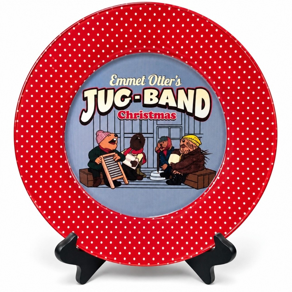 Emmet Otter's Jug-Band Christmas 10" Plate Jim Henson Holiday Collectible Decor